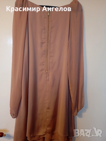 Дамска туника коприна с подплата , снимка 2 - Рокли - 52863487