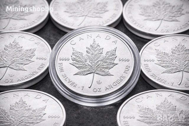 Сребърна монета КАНАДСКИ КЛЕНОВ ЛИСТ 1 oz | Ag 9999 |, снимка 2 - Нумизматика и бонистика - 53153582