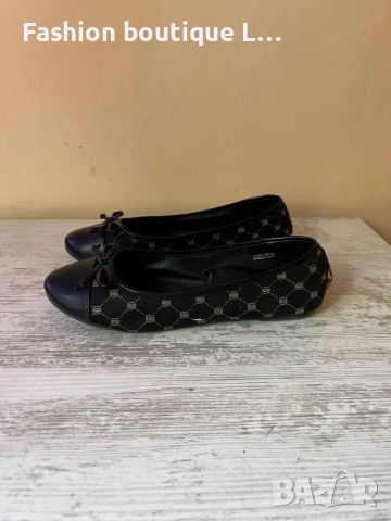 Черни пантофки тип балеринки 38 размер 🖤, снимка 5 - Сандали - 52332513