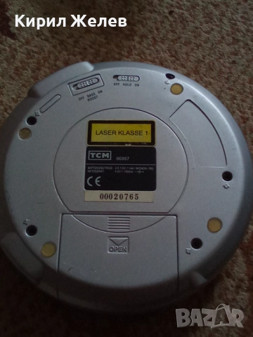 Дискмен TCM запазен стар модел за КОЛЕКЦИЯ ДЕКОРАЦИЯ 50489, снимка 3 - Антикварни и старинни предмети - 52034977