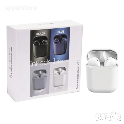 Слушалки безжични Bluetooth DigitalOne SP01136 IP12, Тапички, Блутут, BT5.0, бели, снимка 3 - Слушалки, hands-free - 52578239