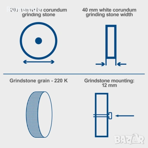 Машина за водно заточване Scheppach Tiger 5000s , снимка 13 - Други инструменти - 54043007