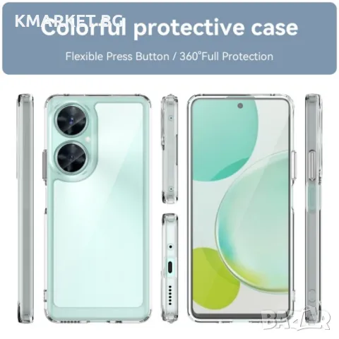 Huawei Nova 11i Силиконов Калъф Transparent TPU и Протектор, снимка 10 - Калъфи, кейсове - 49461938