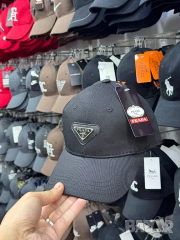 шапка с козирка ami alo prada, снимка 5 - Шапки - 50417069