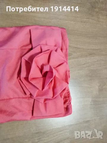 Елегантен дамски гащеризон с красиво цвете на бюста , снимка 3 - Гащеризони - 49752431