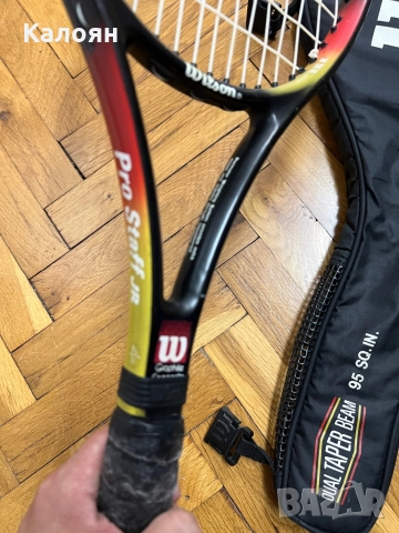 Тенис ракета Wilson Pro Staff JR в калъф , снимка 5 - Тенис - 51823278
