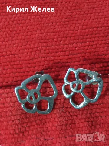 АЖУРНИ ФЛОРАЛНИ СРЕБЪРНИ ОБЕЦИ СРЕБРО 925 РЪЧНА ХУДОЖЕСТВЕНА ИЗРАБОТКА 39239, снимка 12 - Обеци - 49682873