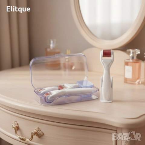 Масажор за лице, 4 в 1 с три ролки за масаж