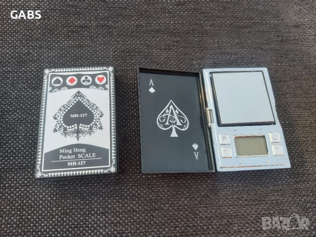 Професионална мини електронна везна тесте карти от 0.01 до 200г