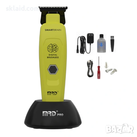 Зелен метален тример MRD Smart Brain, снимка 2 - Тримери - 53809529
