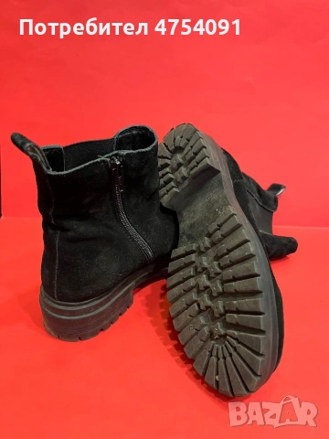 Велурени боти, снимка 3 - Дамски боти - 53696755