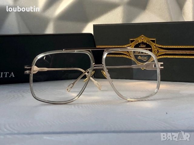 Мъжки прозрачни слънчеви очила маска dita, снимка 5 - Слънчеви и диоптрични очила - 52742457