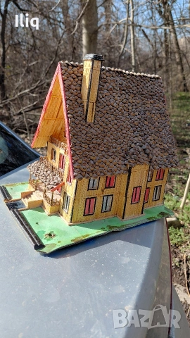 макет на дървена вила. , снимка 2 - Декорация за дома - 53492834