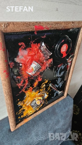 „Картина с епоксидна смола по поръчка – според хоби и идея“ мъжки подарък, снимка 4 - Други - 53047374