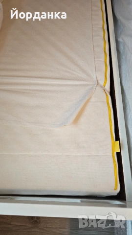 Продавам детско легло IKEA с матрак и подматрачна рамка. Запазено, снимка 2 - Мебели за детската стая - 53052677