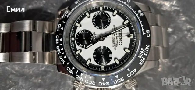 Seiko mod panda Paul Newman Daytona , снимка 3 - Мъжки - 49574759