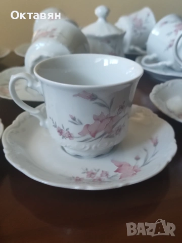 Порцеланов сервиз за кафе/чай, снимка 8 - Сервизи - 54242056