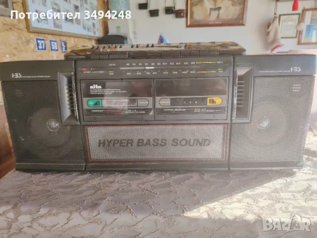 Касетофон Elta Hyper Bass Sound, снимка 1 - Радиокасетофони, транзистори - 48376328