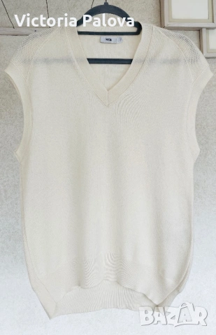 Скъп красив кашмирен пуловер без ръкави CLOSED, снимка 3 - Корсети, бюстиета, топове - 53343736