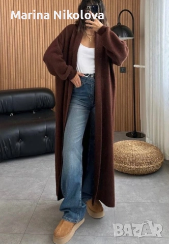 Дълга мека жилетка, снимка 2 - Жилетки - 53835534