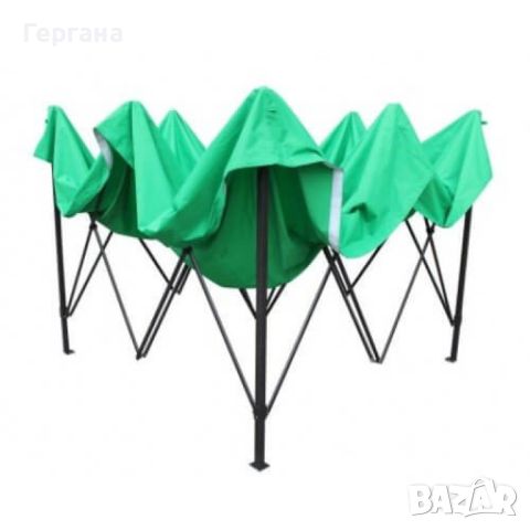 Сгъваема квадратна градинска шатра тип хармоника, снимка 1 - Градински мебели, декорация  - 46320542