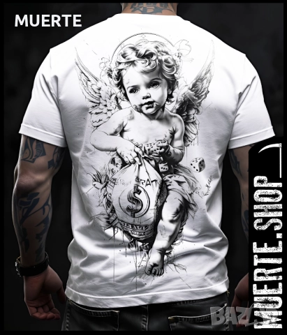 Тениска с щампа – CASH ANGEL