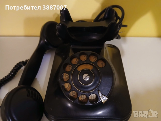 Телефон-Стар/Шайба/Бакелит/Винтидж, снимка 4 - Антикварни и старинни предмети - 53915639
