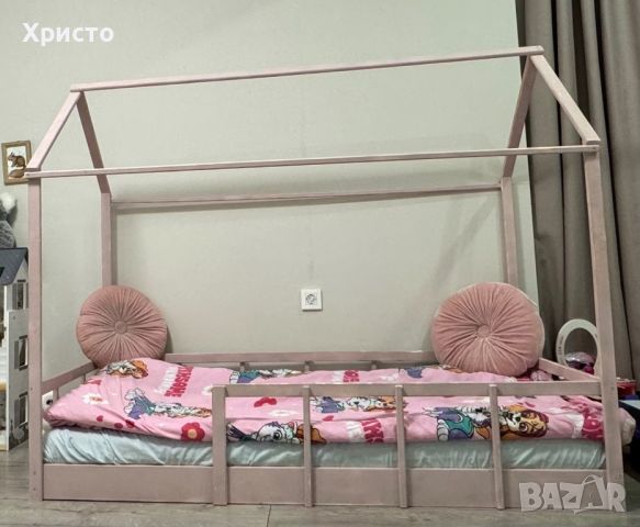 Детско легло Къщичка Монтесори, снимка 2 - Бебешки легла и матраци - 45770484