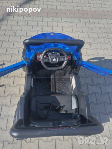 TEXAS акумулаторен джип FAST UTV син, снимка 9 - Детски велосипеди, триколки и коли - 53569336