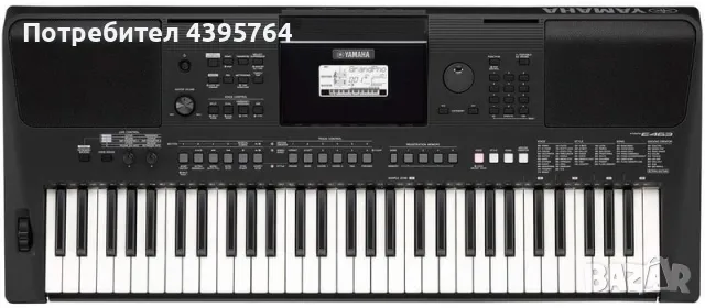 Yamaha psr e-463 електрическо пиано/синтезатор , снимка 1 - Пиана - 49223332