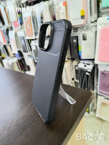 Apple iPhone 16 Pro Max Carbon Fiber силиконов Калъф / Кейс, снимка 3 - Калъфи, кейсове - 48718040