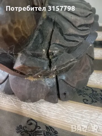 Дървена статуетка - Буда, снимка 9 - Статуетки - 50429302