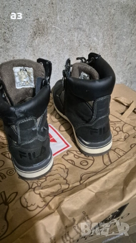 Юношески черни боти Fila - номер 40 (25 см), снимка 6 - Детски боти и ботуши - 53757497