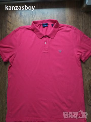 GANT Men's Polo - страхотна мъжка тениска 2ХЛ, снимка 4 - Тениски - 45456446