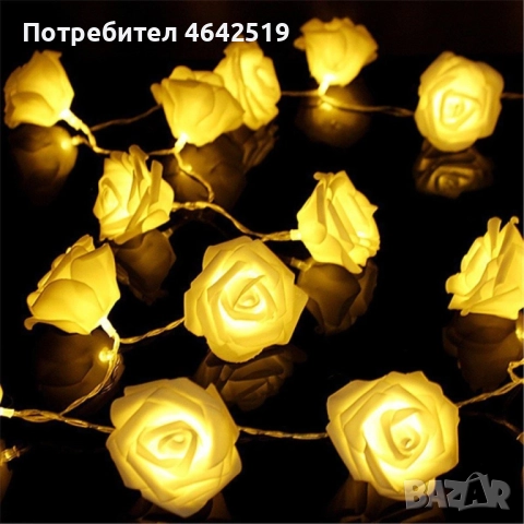  LED лампички рози, снимка 2 - Лед осветление - 52309460