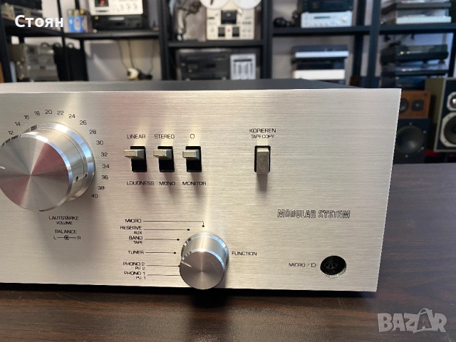 Усилвател в колекционерско състояние Telefunken, снимка 4 - Ресийвъри, усилватели, смесителни пултове - 52213604