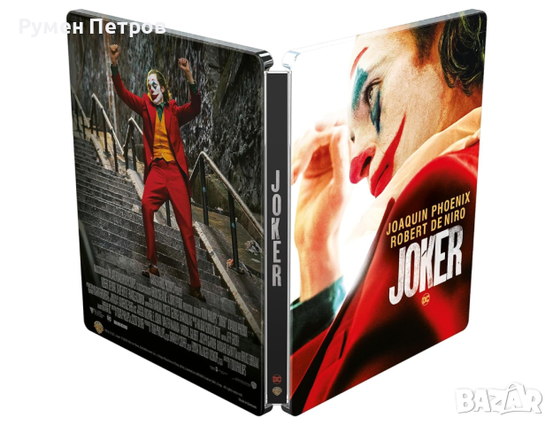нов 4К + блу рей стилбук ЖОКЕРА - 4K + BR Steelbook JOKER, снимка 2 - Blu-Ray филми - 44977260