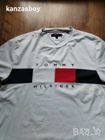 Tommy Hilfiger - страхотна мъжка тениска XL , снимка 4 - Тениски - 54057034