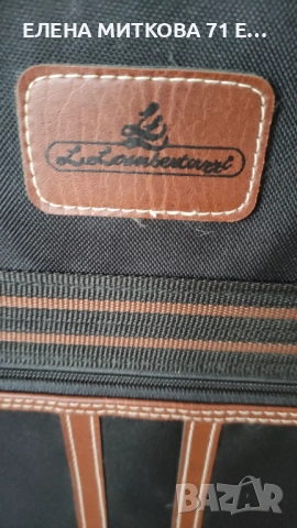 L.Lambertazzi голям куфар с 4 колелца, снимка 3 - Куфари - 52497707