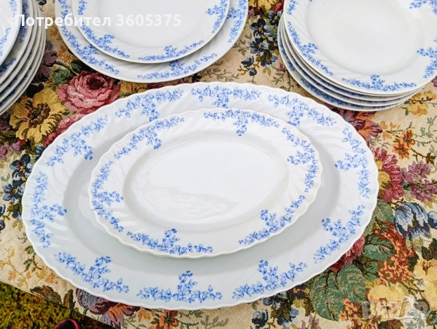 Български,порцеланов сервиз за хранене , снимка 3 - Сервизи - 54200908
