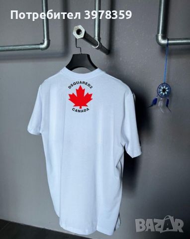 DSQUARED2 тениски в бяло унисекс, снимка 2 - Тениски - 45561477