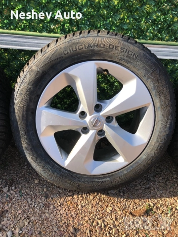 4бр. алуминиеви джанти с гуми от Nissan Qashqai 17 цола., снимка 3 - Гуми и джанти - 52819848
