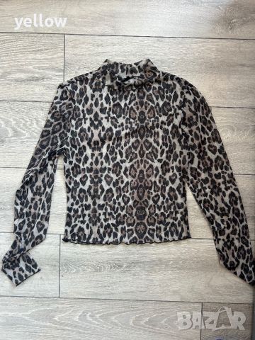 Блуза принт , снимка 1 - Блузи с дълъг ръкав и пуловери - 46451281