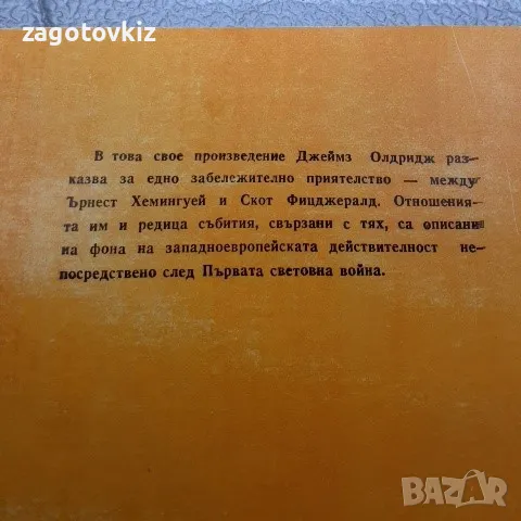 Един последен поглед Джеймс Олдридж , снимка 2 - Художествена литература - 47219544