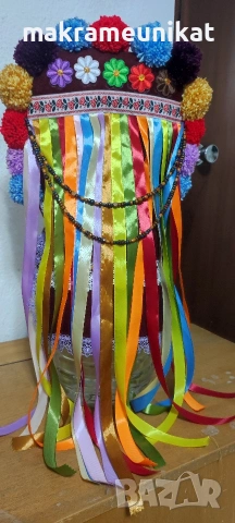 Кукерска маска гугла, нова, Сурва, Кукерландия, маскарад, събори, изкуство,арт, снимка 6 - Декорация за дома - 43807312