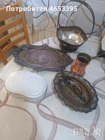 Стари прибори за поднасяне на храна, снимка 3 - Антикварни и старинни предмети - 52444380