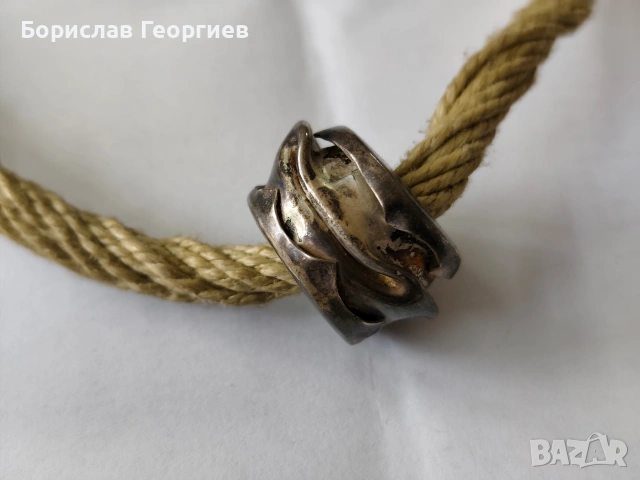 Старо сребърно колие 925, снимка 3 - Колиета, медальони, синджири - 53492182