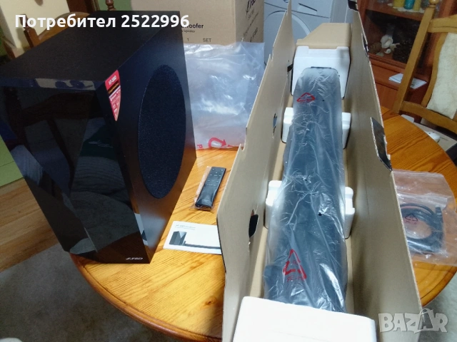 Саундбар Fenda HT 3888D, 240w, безжичен субуфер , снимка 3 - Bluetooth слушалки - 53606489