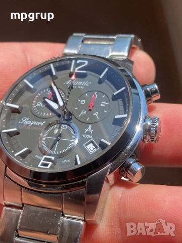 Продавам оригинален Мъжки часовник Atlantic Seasport 87466.42.45, снимка 18 - Мъжки - 53936388
