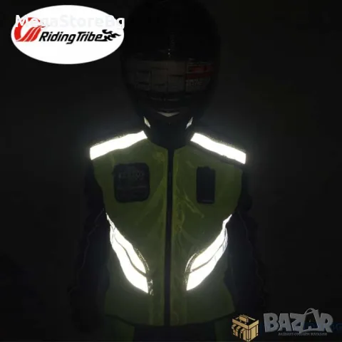 Светлоотразителна Жилетка за моторист - 2094, снимка 8 - Аксесоари и консумативи - 49642398